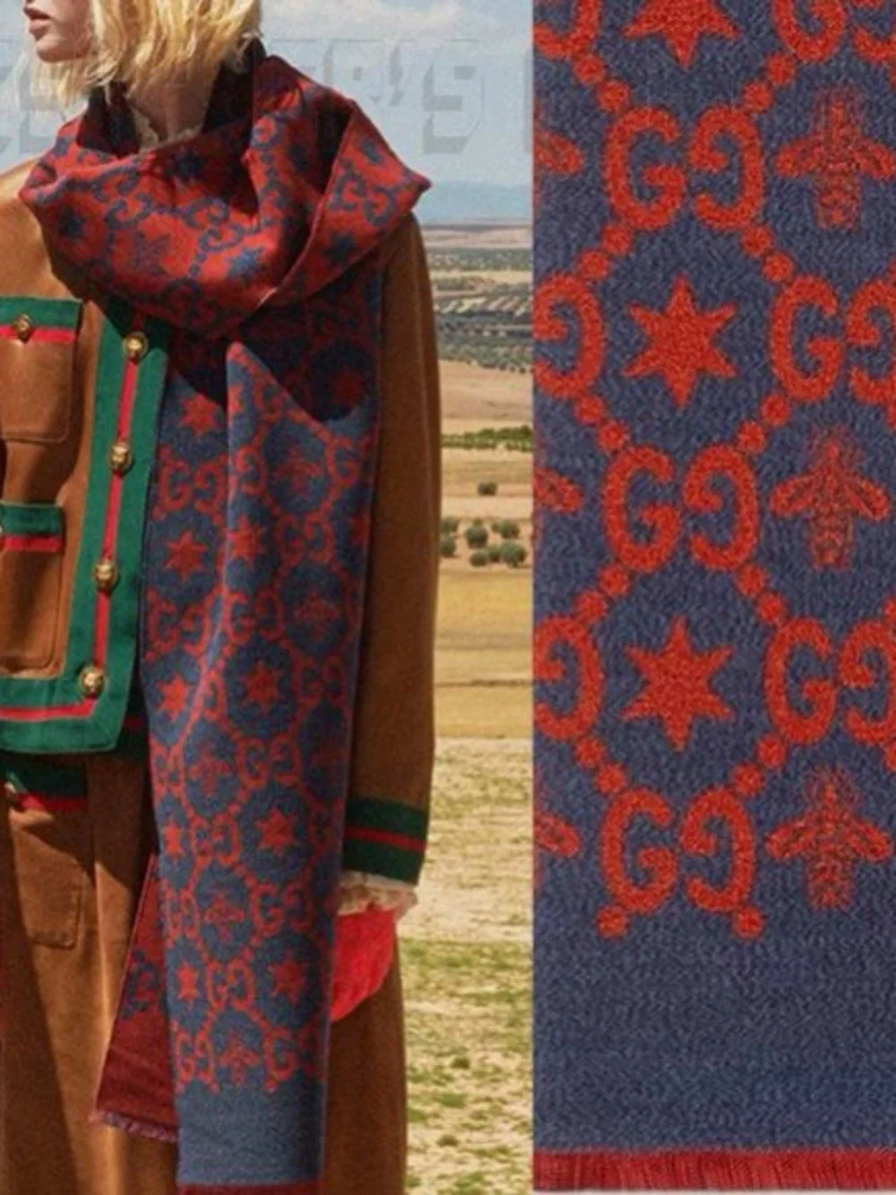 Gucci blue red
